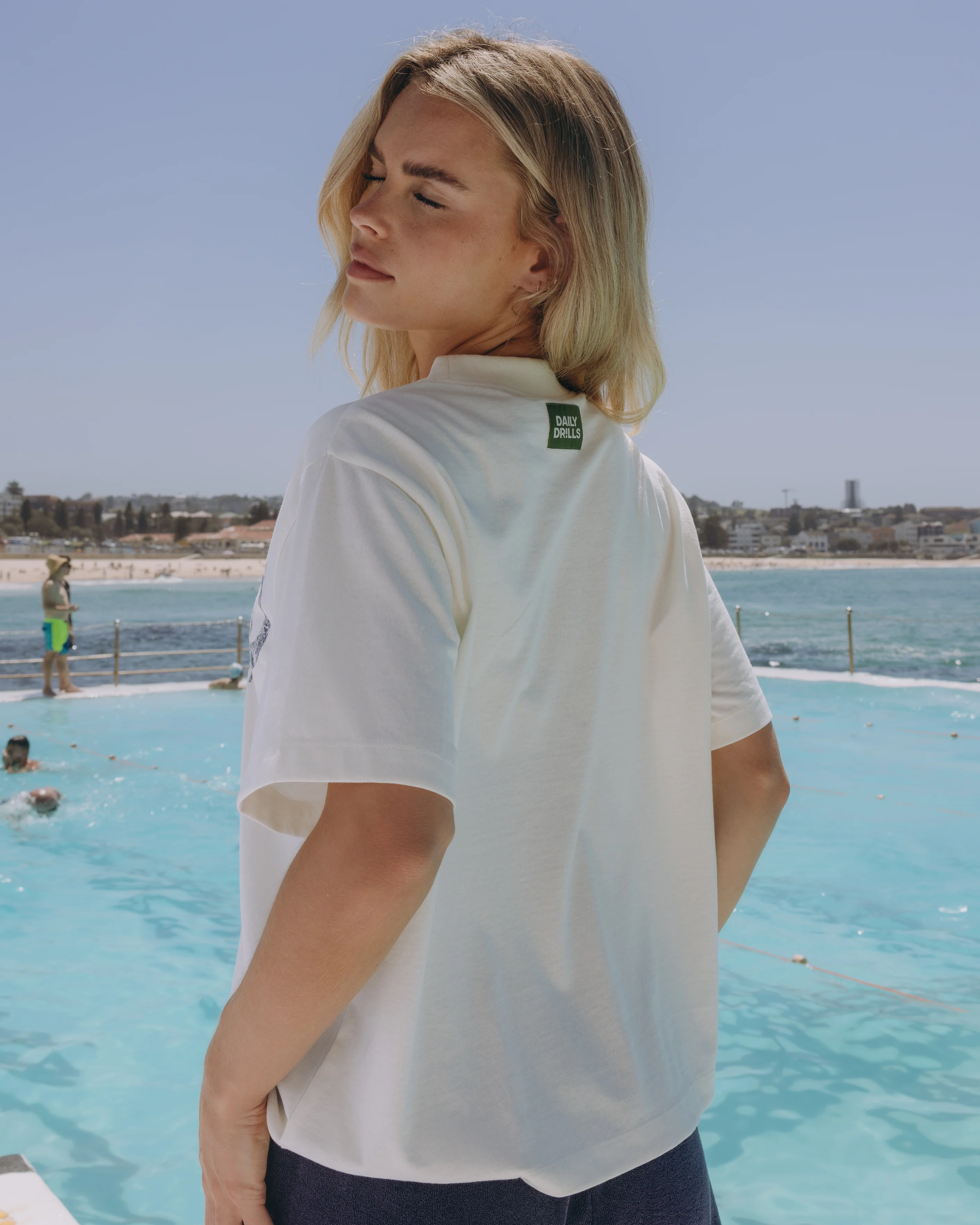Bondi Vintage Tee - White - Image 2