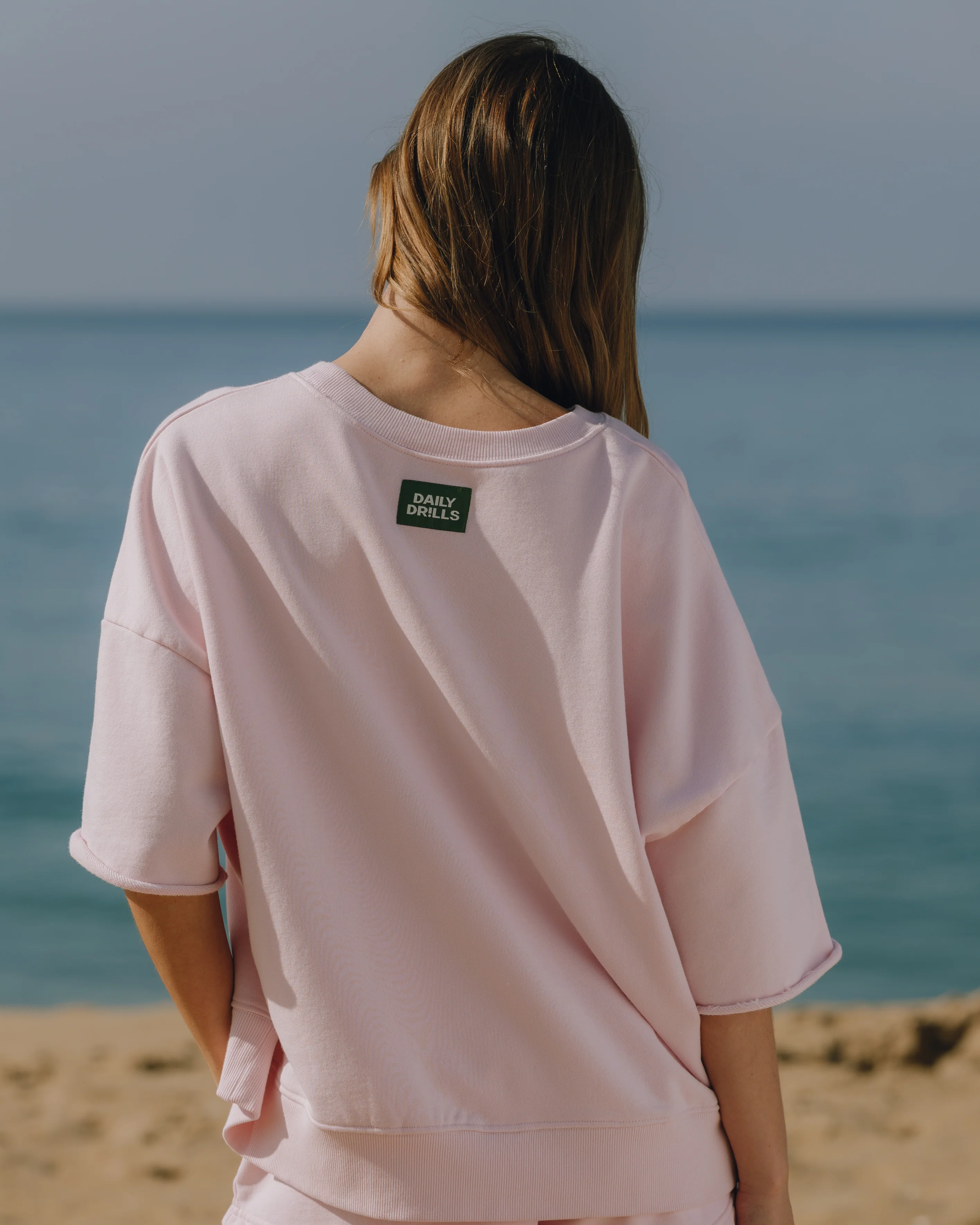 Cropped Sleeve Daily Crew - Cupid - Image 3