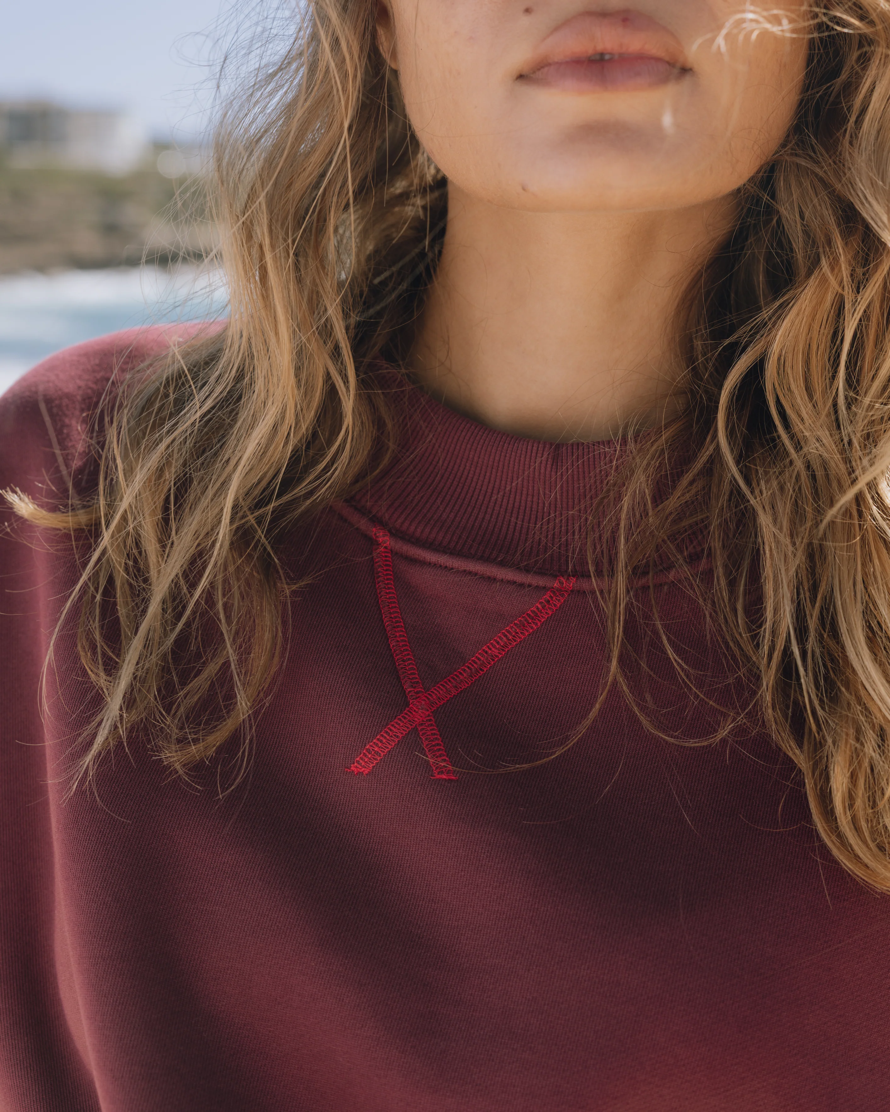 Cropped Sleeve Vintage Crew - Bodega + Heart with Tonal Patch - Image 3