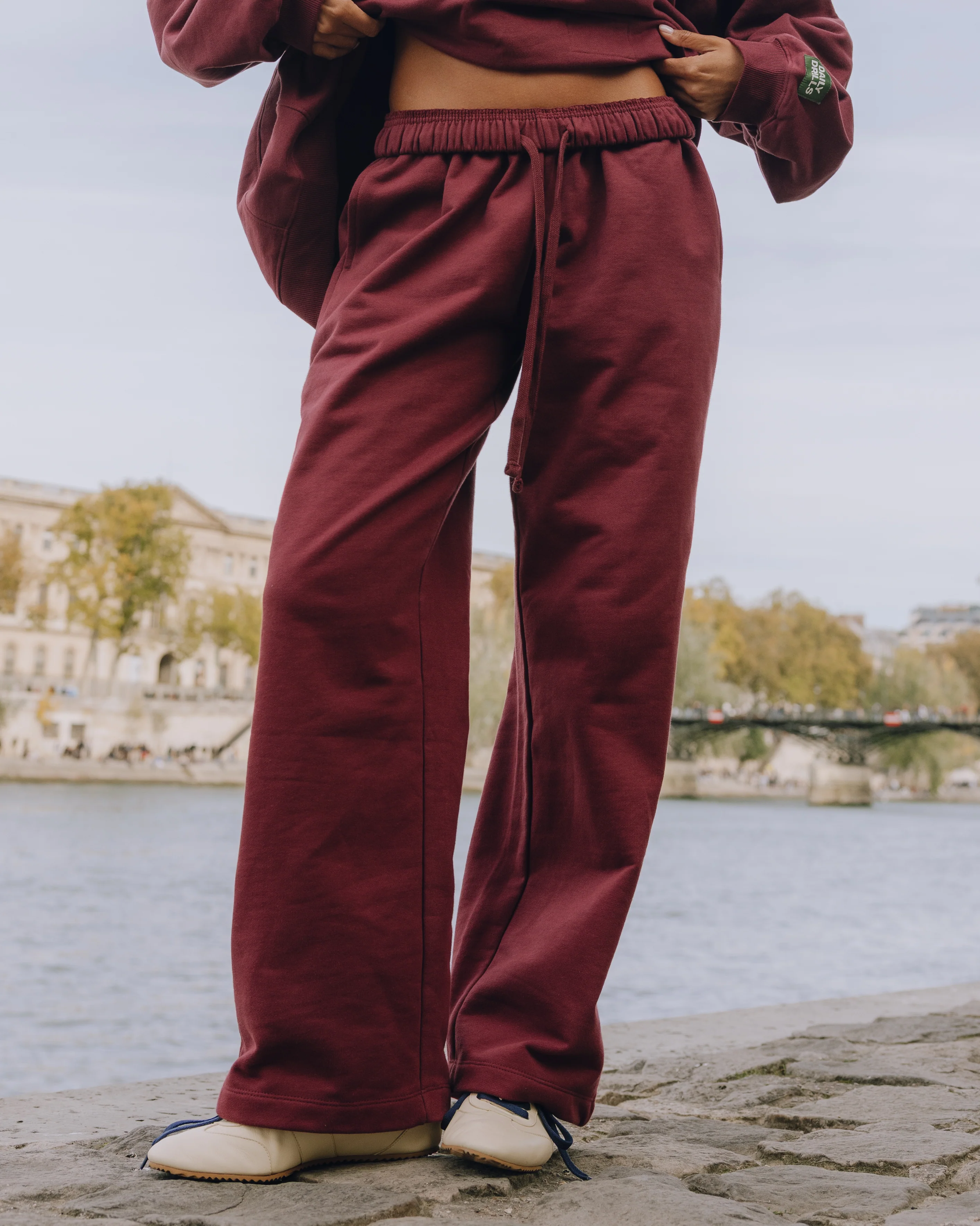 Fleece Straight Leg Sweatpants - Bodega - Image 3