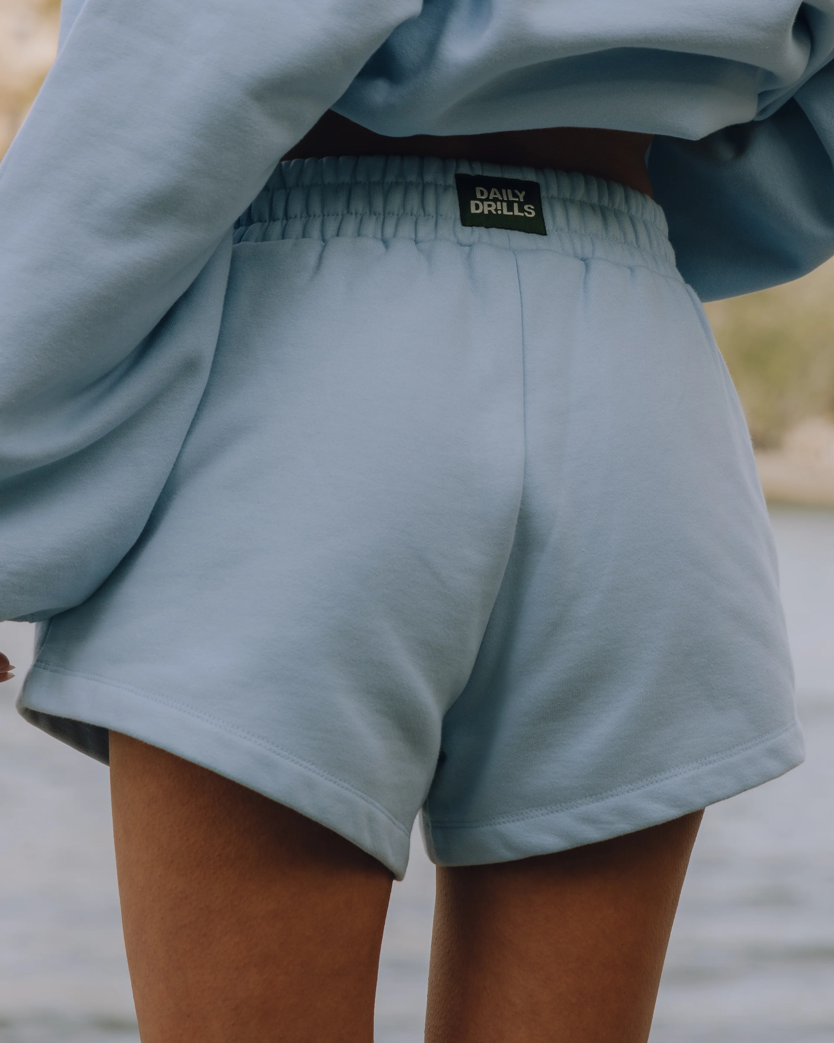 Fleece Super Shorts - Powder - Image 2