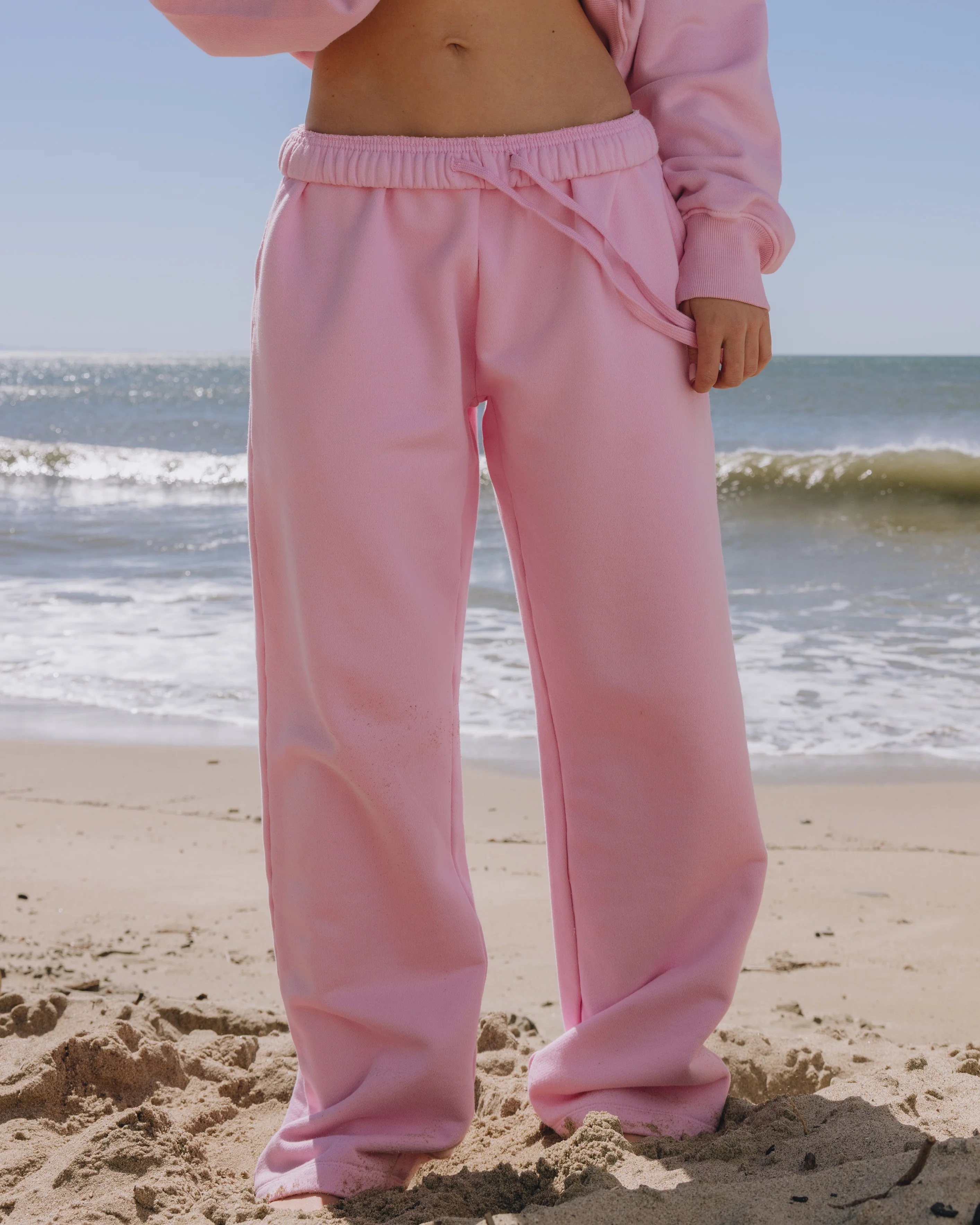 Heavyweight Straight Leg Sweatpants - Taffy - Image 3