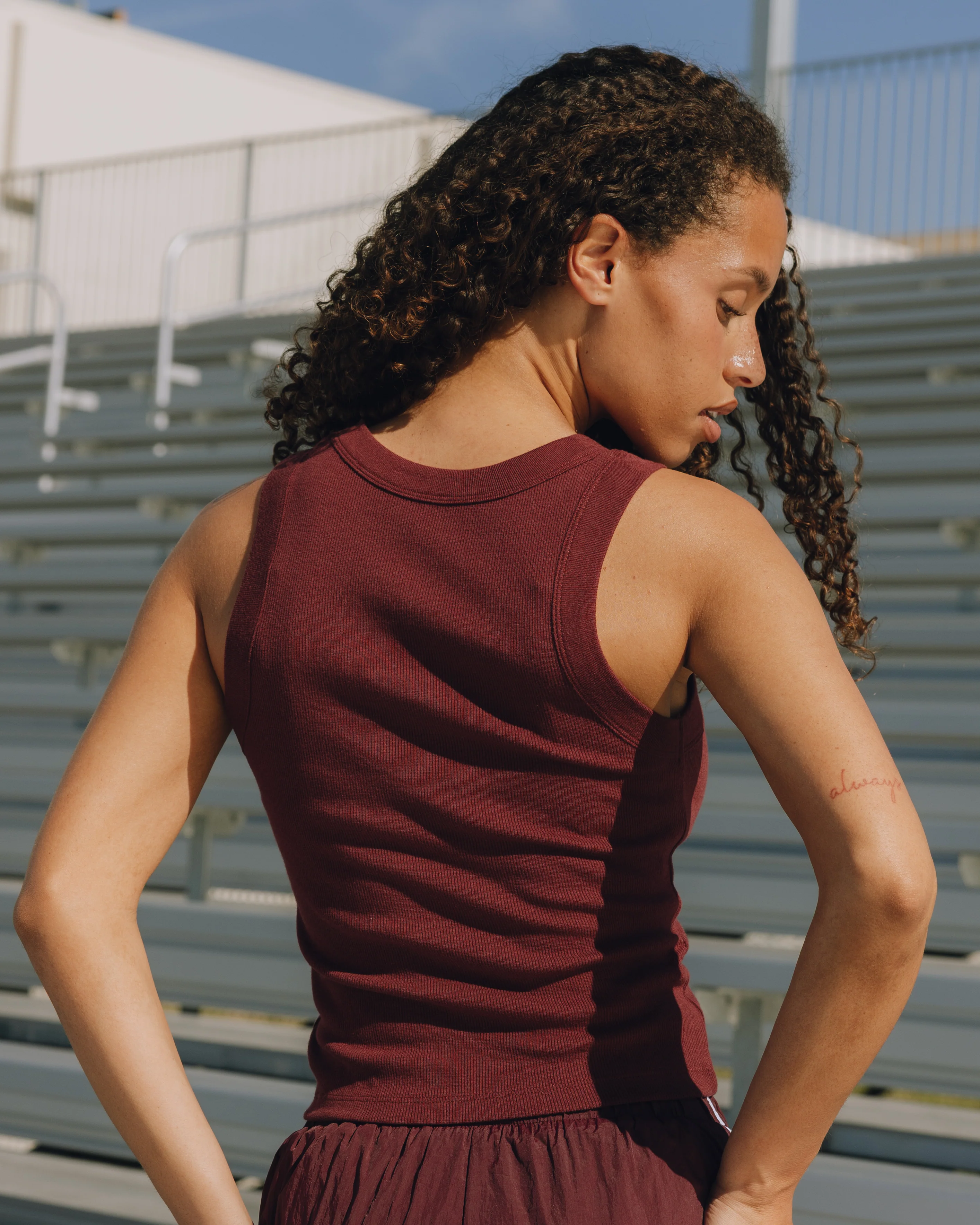Logo Ribbed Tank - Bodega - Image 2