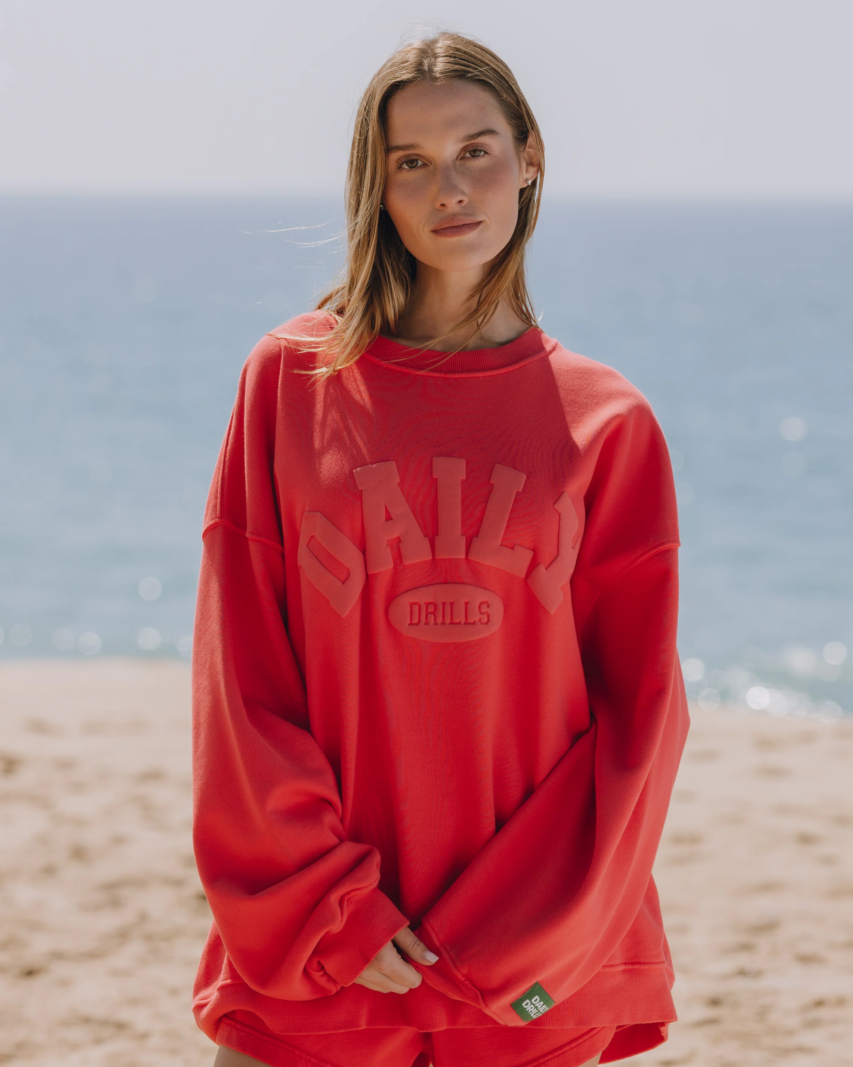Oversized Daily Crew - Heart