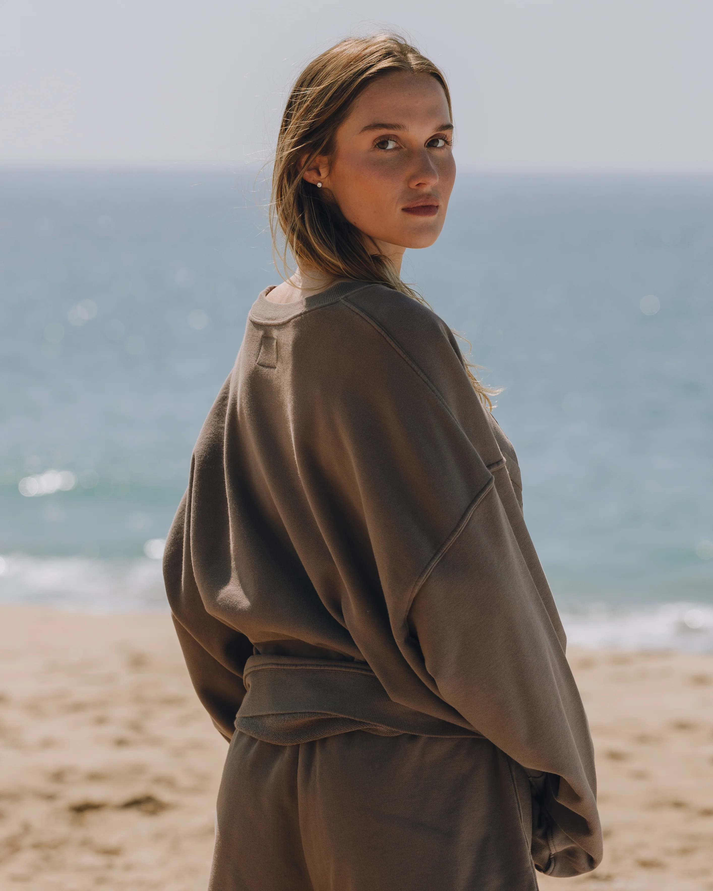 Oversized Daily Crew - Mocha - Image 2