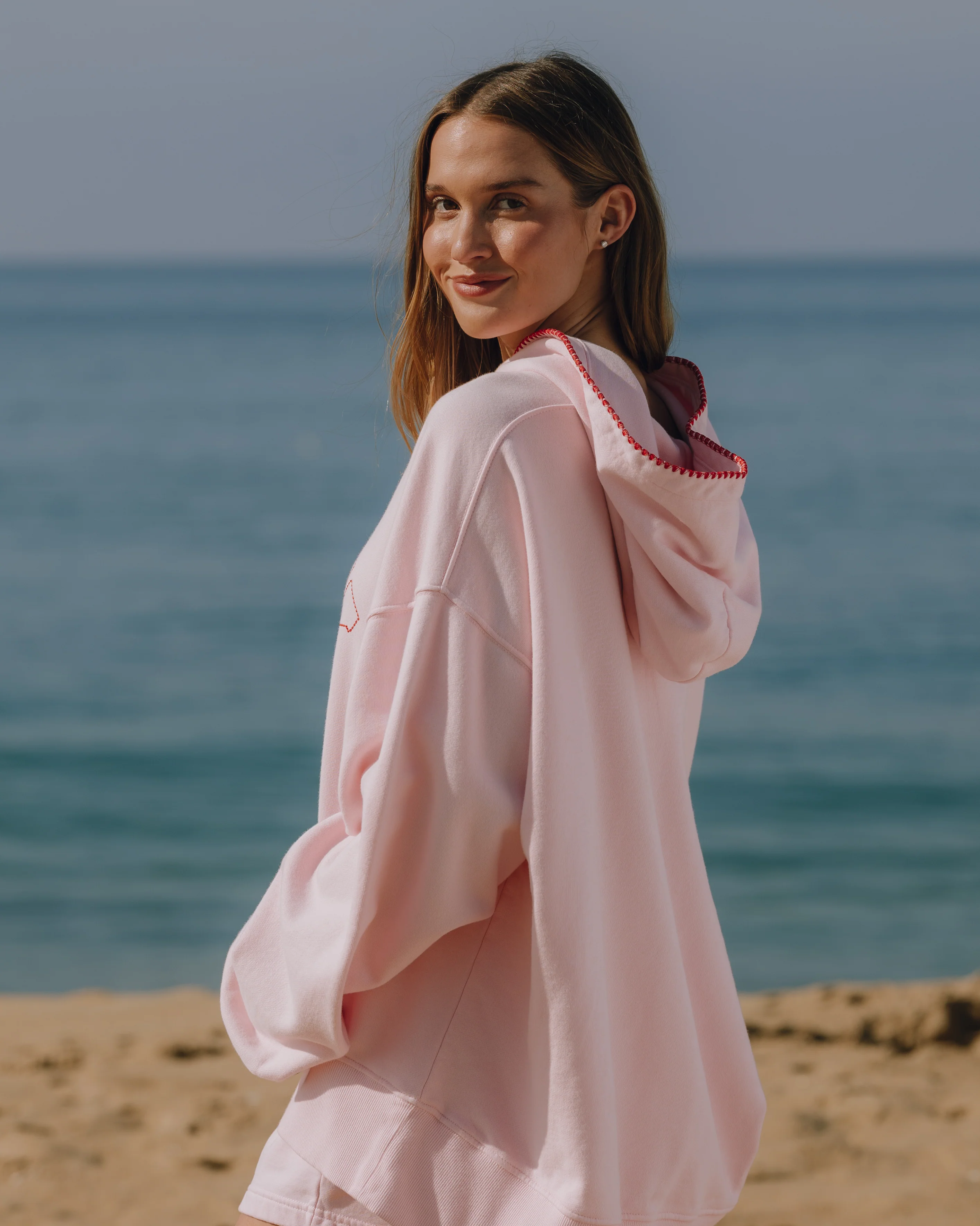 Oversized Daily Hoodie - Cupid + Heart Stitch - Image 3