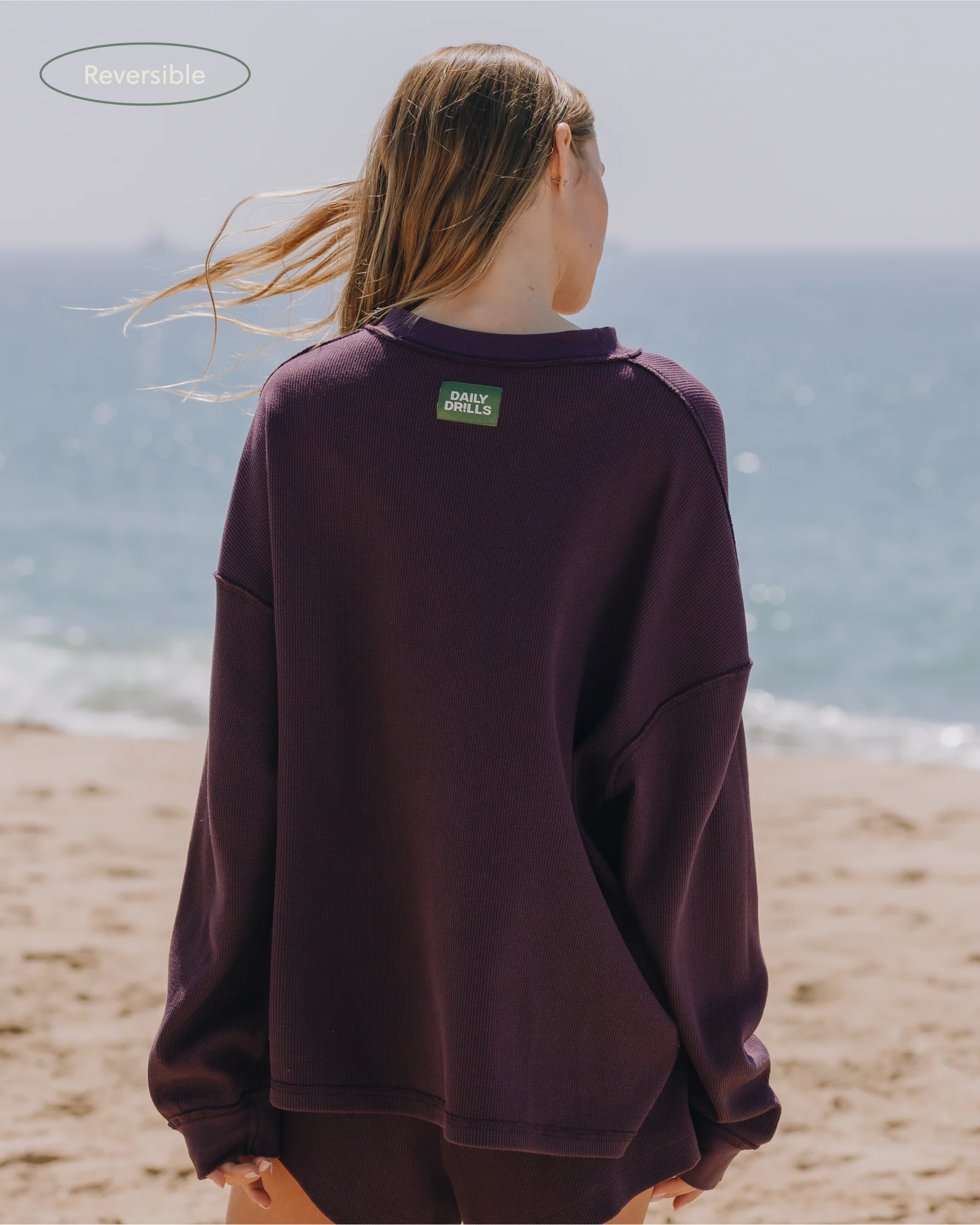 Oversized Daily Thermal - Plum - Image 4