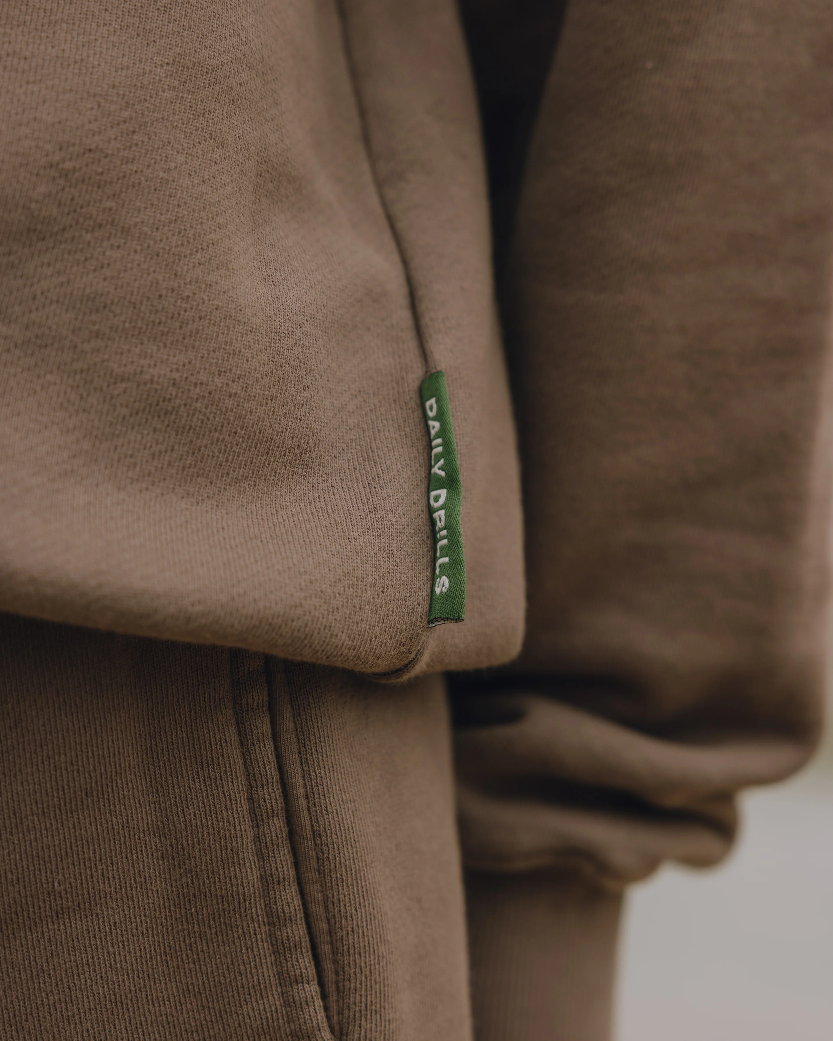 Oversized Heavyweight Vintage Crew - Mocha - Image 4