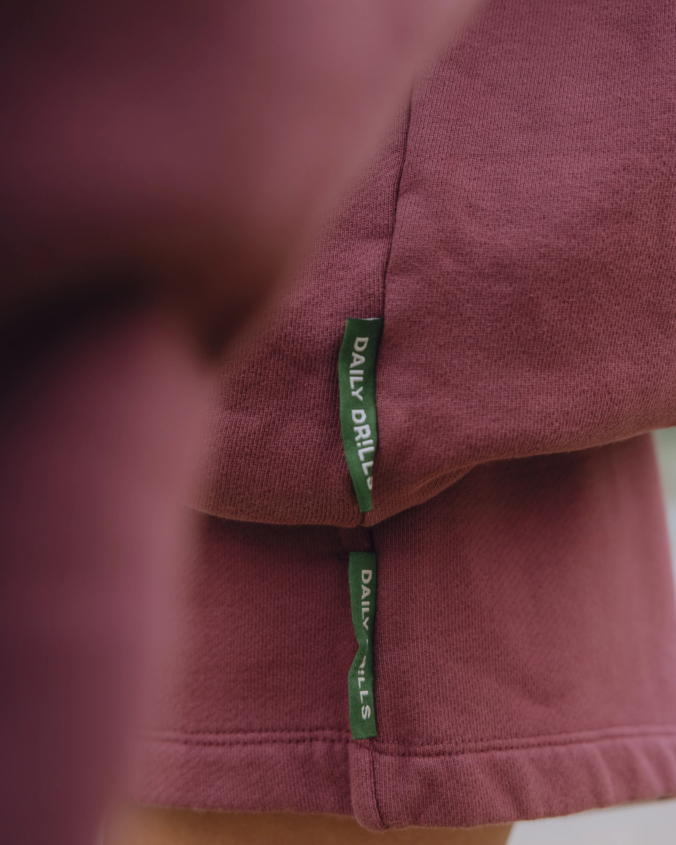 Oversized Heavyweight Vintage Crew - Wine - Image 4
