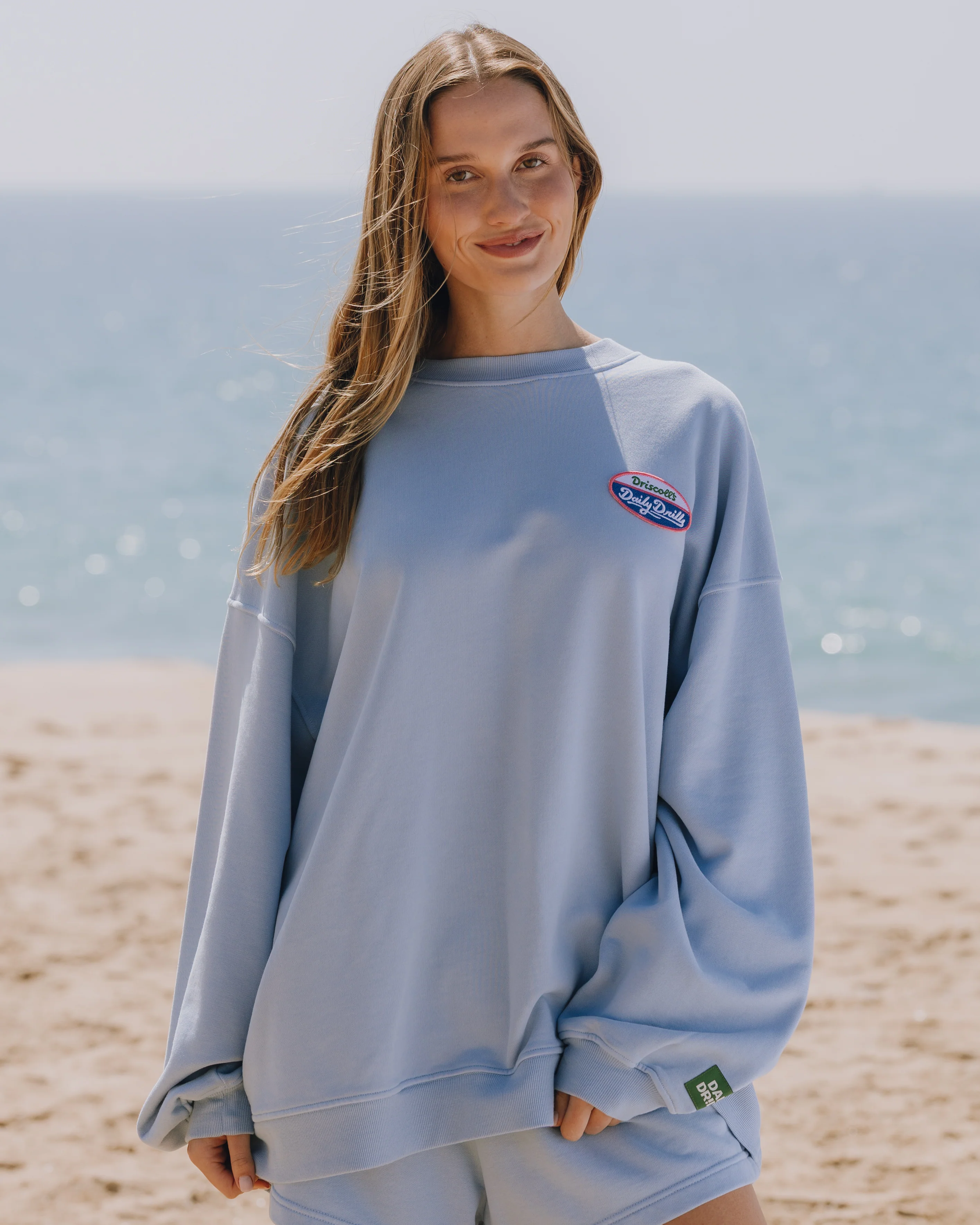 Oversized Picked Fresh Daily Crew - Mist