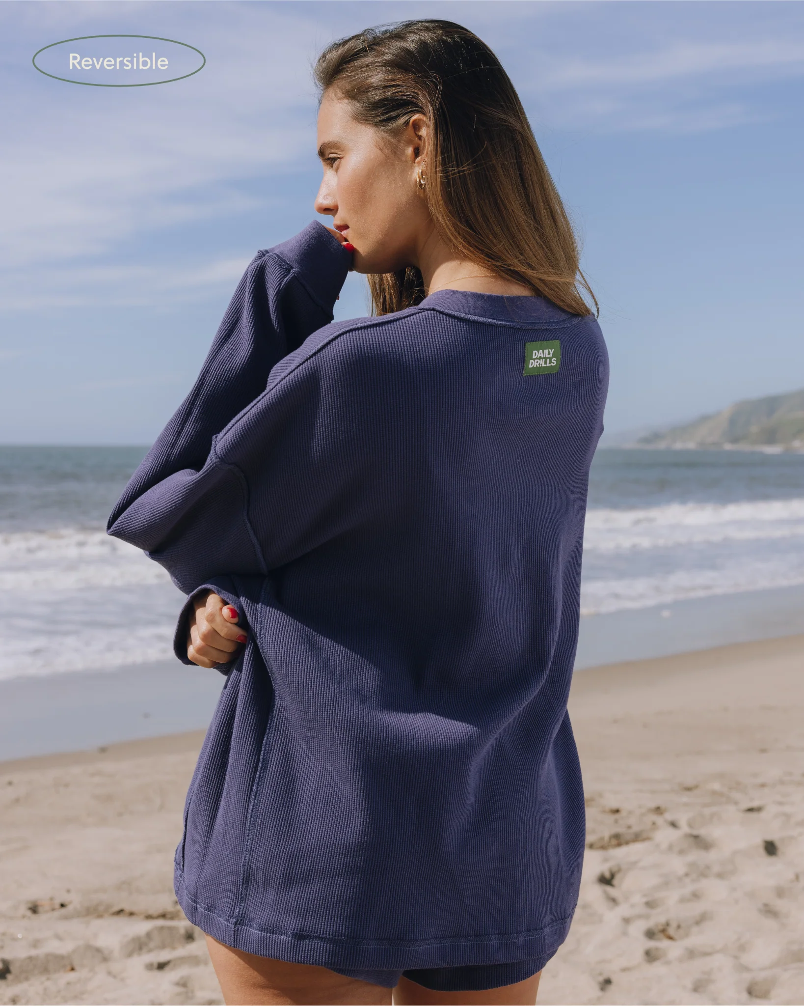 Oversized Thermal - Navy - Image 3