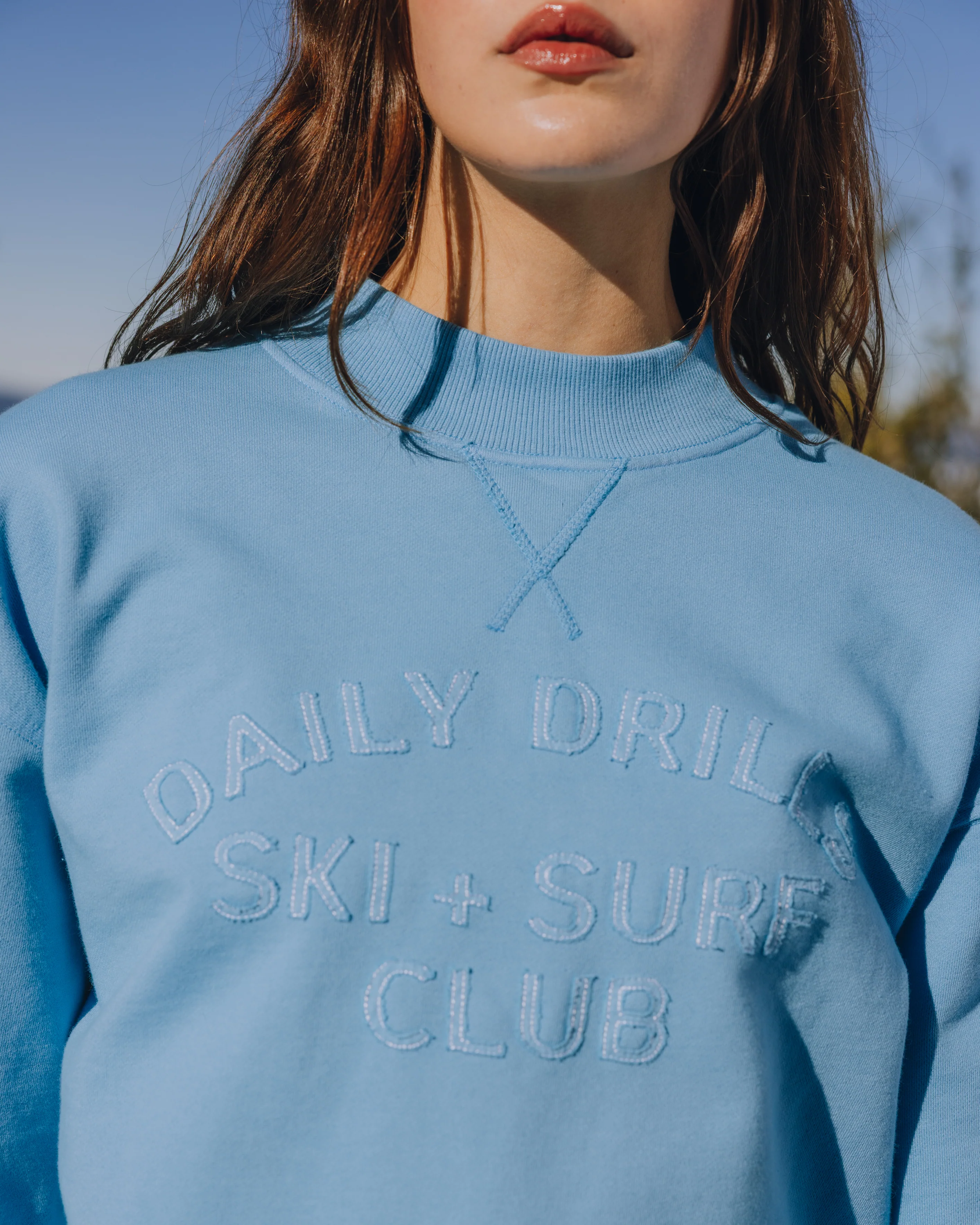 Oversized Vintage Ski + Surf Crew - Malibu - Image 2