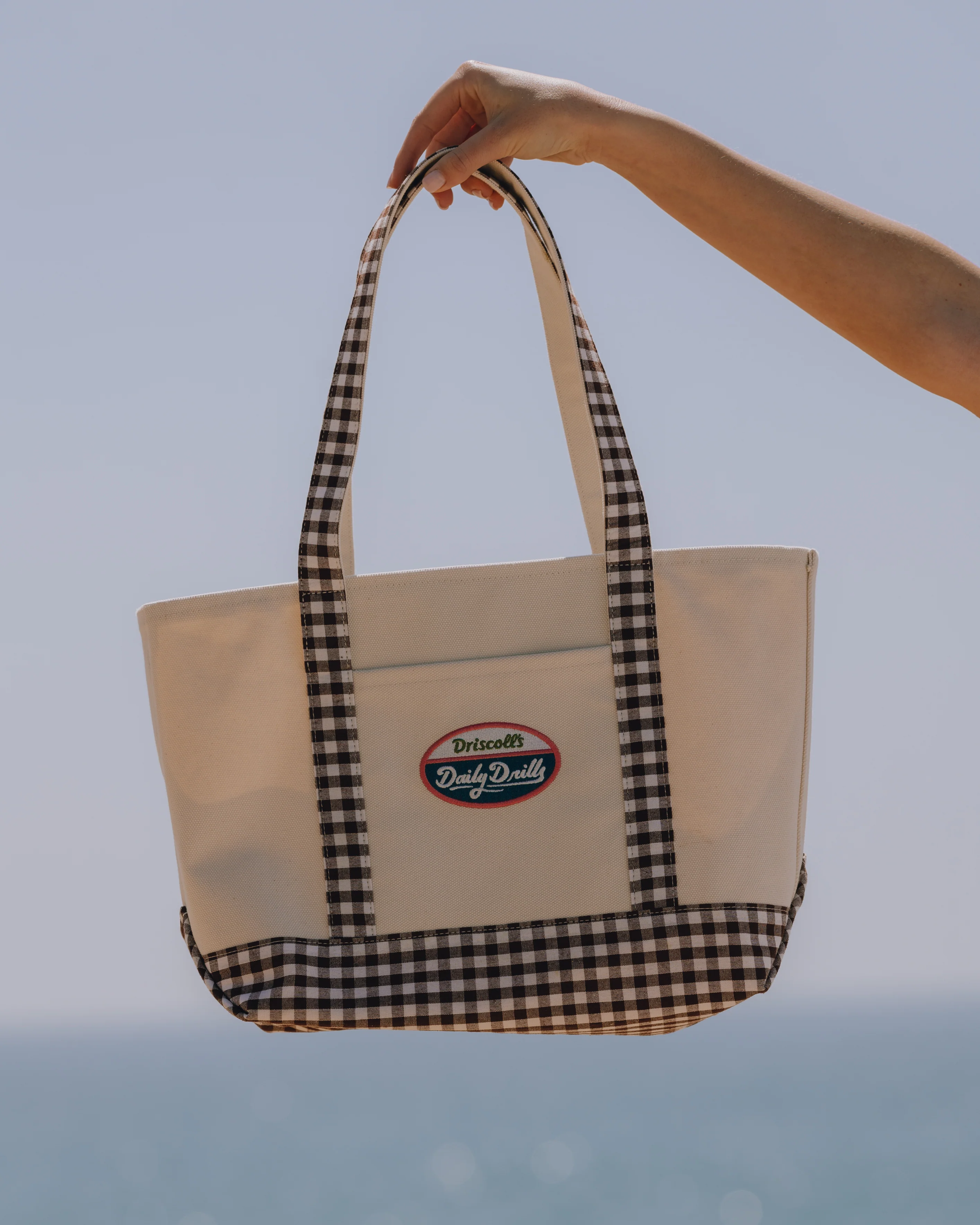 Picked Fresh Daily Tote - Cream + Mocha - Image 3