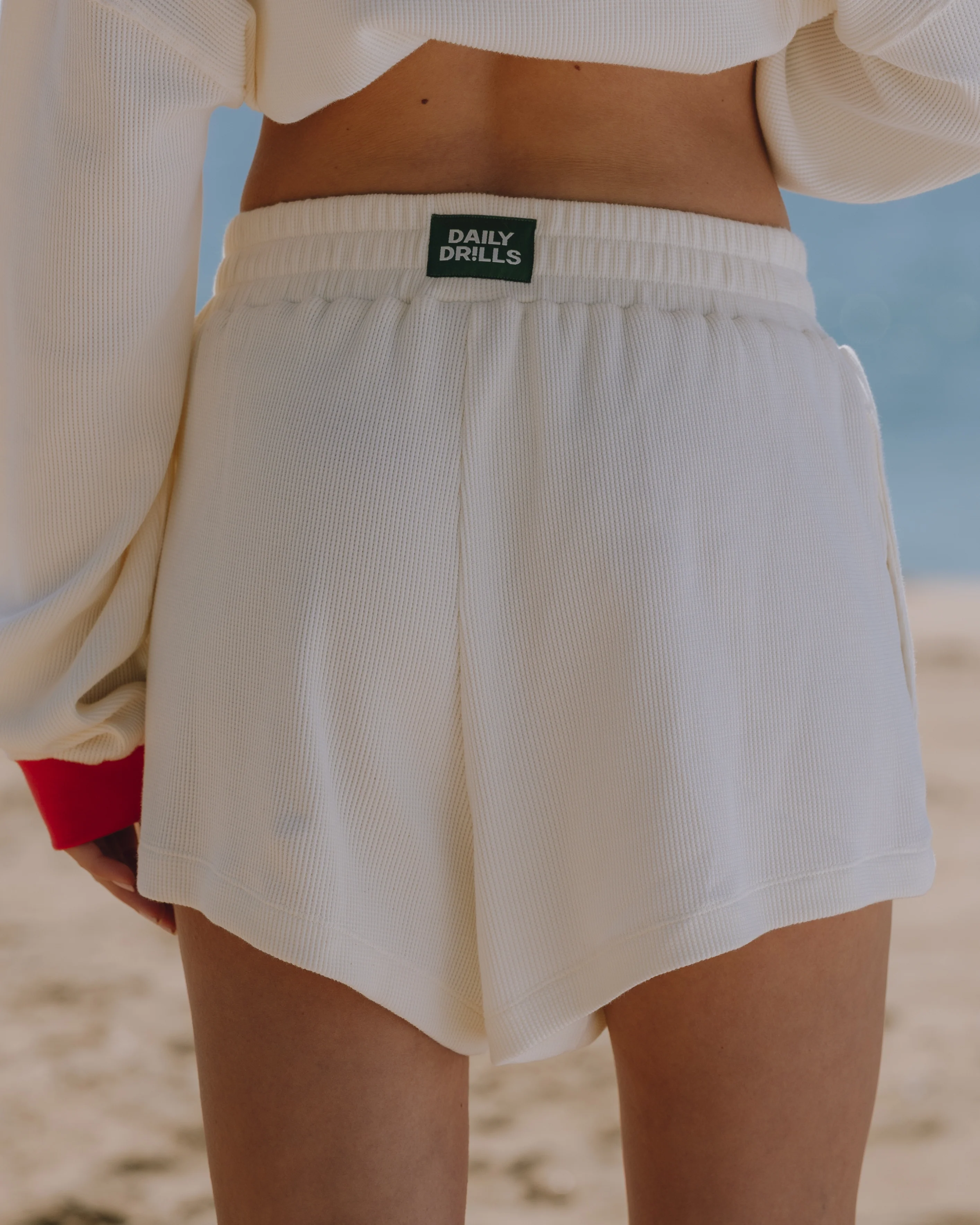 Thermal Resort Shorts - Cream - Image 2