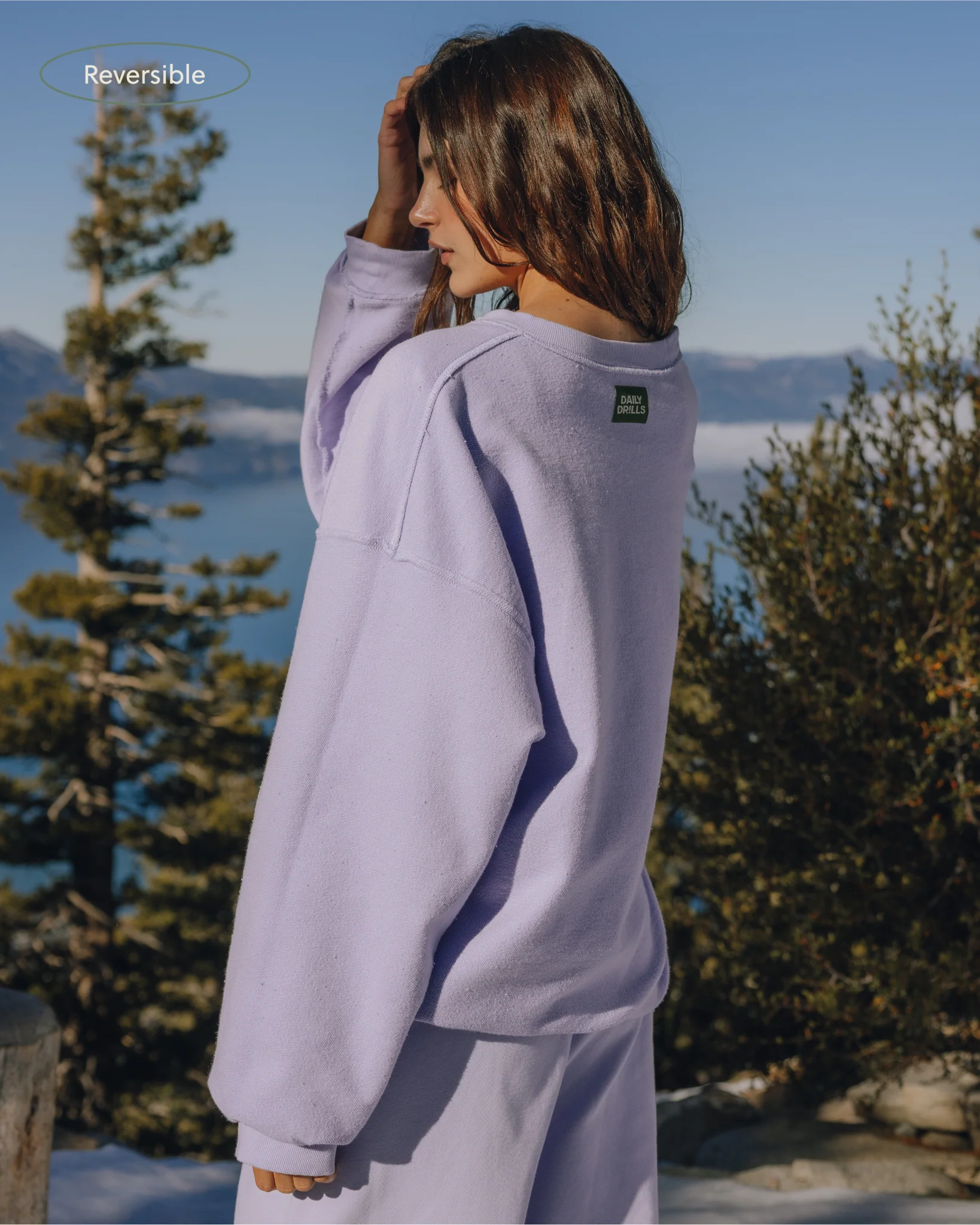 Unisex Oversized Crew - Wink - Image 3