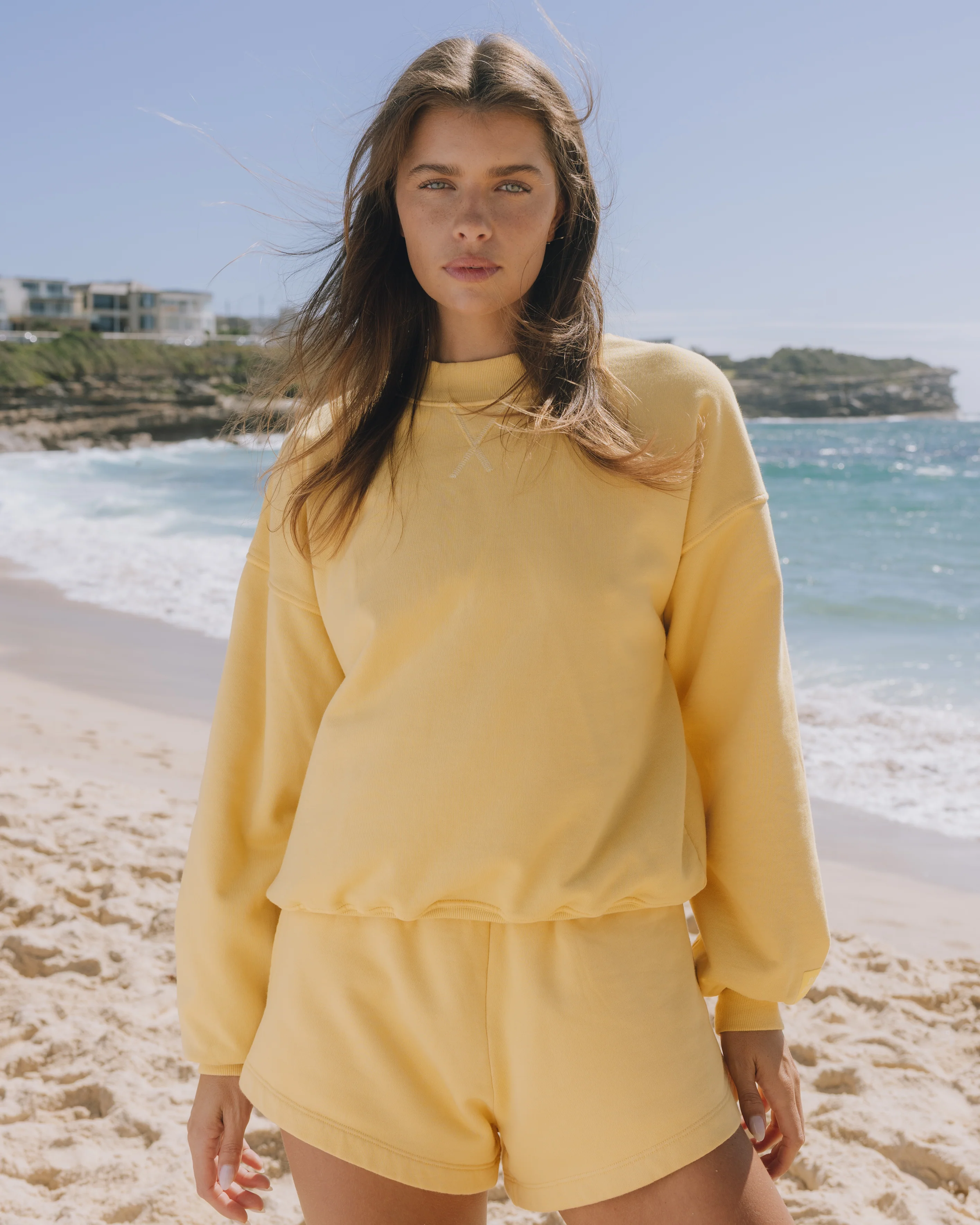 Vintage Crew - Sunny + Butter with Tonal Patch